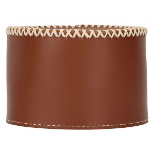 Housse De Protection Pour Reservoir De Gaz En Cuir Pu, Housse De Rangement Pour Bouteille De Carburant, Sac Pour Camping En Plein Air, Marron Fonce - Neuf