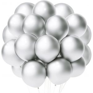 Ayuhr-50 Pièces Ballon Jaune 30 Cm/12 Pouces Ballon Latex Jaune Avec Ruban Pour Fête D'anniversaire Célébration Mariage Baby Shower Décorations - Neuf