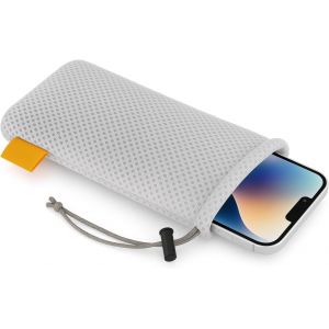 Housse Universelle Pour T&eacute;l&eacute;phone Portable En Maille Nylon 18 X 5 X 9 Cm - Housse Pour Smartphone Standard Jusqu'&agrave; 6,5"" - Accessoires De T&eacute;l&eacute;phone Portable En Maille Filet - Gris - Neuf