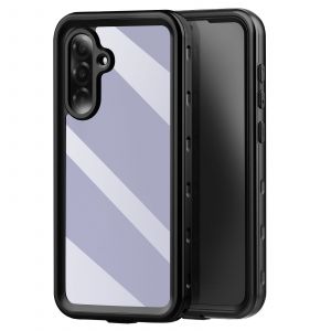 Coque int&eacute;grale pour Samsung Galaxy A36 Etanche IP68 Antichoc Redpepper Transparent - Neuf