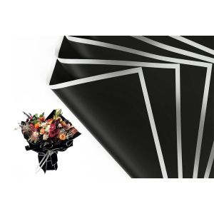 20 Feuilles De Papier D'emballage Floral R&eacute;sistant &Agrave; L'eau 58x58cm Pour Bouquets Et Compositions Florales - Neuf