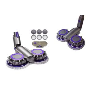 T&ecirc;te de balai &eacute;lectrique pour aspirateur Dyson V6 avec lingettes et r&eacute;servoir d'eau - Neuf