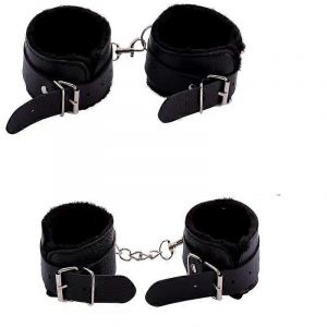 Menottes Pour Les Jambes, Doublure En Peluche Douce, Menottes Pour Les Poignets, Laisse, Bracelet De Jambe Amovible - Neuf