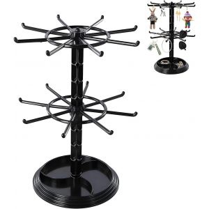 Subzonal-2 Niveaux Bijoux Pr&eacute;sentoir, Bijoux Rotatif Pr&eacute;sentoir Rotatif, Pr&eacute;sentoir Porte-Cl&eacute;s Pr&eacute;sentoir, Rotatif Boucle D'oreille Stand, Pour Bracelet, Bague, Bijou, Boucles D'oreilles, Pendentif - Neuf