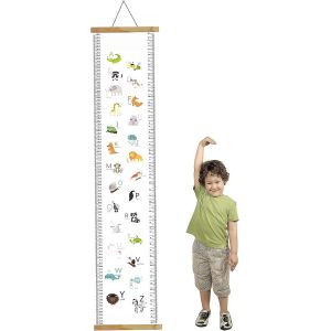 Toise De Croissance De La Taille De B&eacute;b&eacute; R&egrave;gle De Mesure Murale En Toile R&egrave;gles De Tenture Murale Toise De Taille Pour Enfants De P&eacute;pini&egrave;re Tableau De Mesure De Hauteur Amovible Pour Ki - Neuf