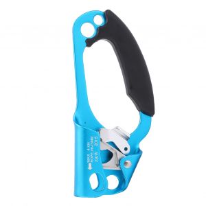 Dispositif D'ascension Pour Droitier 4 Kn Pour Sports De Plein Air, Poignee D'escalade, Bleu - Neuf