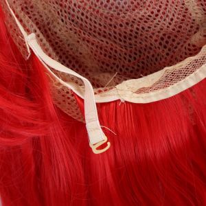 Perruque Longue Bouclee De 80 Cm Pour Femmes Et Filles, Nouvelle Mode, Deguisement, Fetes, Cosplay (Rouge) - Neuf