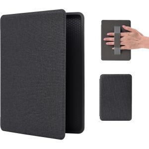Kal-Étui Pour Kindle Paperwhite 11e Génération 2021 Avec Fermeture Magnétique, 6,8 "", Avec Dragonne Et Fonction Veille Automatique, Édition Signature 2024 Black - Neuf