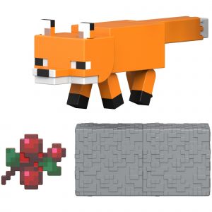 Minecraft Redstone Charged Fox Figure - Neuf