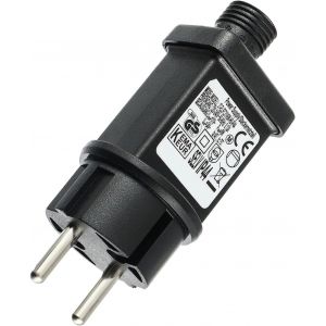 Kal-31v 6w Led Transformateur Prise Clignotante Ip44 Adaptateur Pilote Avec Minuterie 8 Modes Pour Lumières De Décoration Clignotantes Lumières De Glaçons Rideau Lumineux Eclairage De Jardin - Neuf