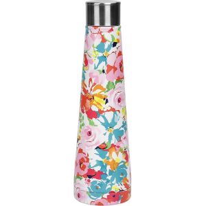 Letnerny-Bouteille D'eau En Acier Inoxydable 500ml Bouteille Isotherme Anti-Fuites Double Paroi Water Bottle Réutilisable Sans Bpa Pour Le Sport Randonnée École Bureau Floral Coloré - Neuf
