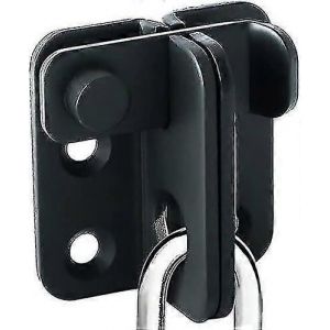 Acier Inoxydable Noir Mat Flip Latch Gate Loquets Boulon Coulissant Loquet De Sécurité Serrure De Porte Pour Grange Armoire Pour Animaux De Compagnie Cage Jardin Salle De Bain Fenêtre De Garage Sl - Neuf