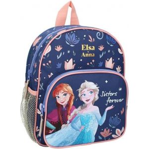 KALANKA-- Sac à dos pour enfant La Reine Des Neiges bleu fille - Enfant - Ecole - Maternelle - Garderie - Cartable Fille - Taille 29 cm - Bretelles réglables - Idée Cadeau - Neuf