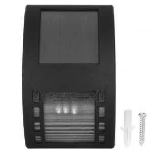 Hjlian Lampe Solaire A Led, Controle De La Lumiere, Lampe Murale, Lampadaire, Lampadaire Pour Jardin, Cour, Exterieur - Neuf