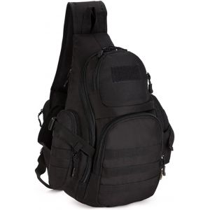 ERYI-Sac De Poitrine Militaire Sac D'Epaule Tactique Sacoche Bandouliere Crossbody Pour Randonnee Camping Voyage Trekking - Neuf
