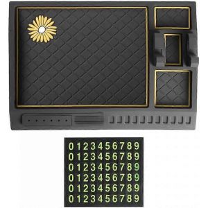 Coussin De T&eacute;l&eacute;phone Portable Antid&eacute;rapant,Coussin De Poign&eacute;e De Tableau De Bord De Voiture Avec Num&eacute;ro Temporaire,Support De T&eacute;l&eacute;phone De Tableau De Bord De Voiture D'aromath&eacute;rapie - Neuf