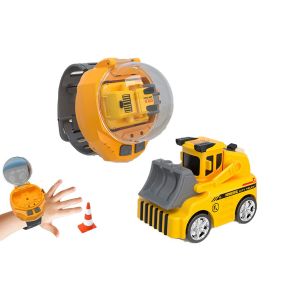 Voiture-Montre T&eacute;l&eacute;command&eacute;e Pour Enfants Avec Mini Bulldozer Rechargeable Par Usb - Neuf