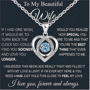 Collier Pour &Eacute;pouse, Cadeau De Mon Mari &Agrave; Ma Femme, Collier &Acirc;me S?ur Pour Femme, Bijou Pour Future &Eacute;pouse, Cadeau D'anniversaire, De No&euml;l Ou De Saint-Valentin Pour Ma Copine. - Neuf