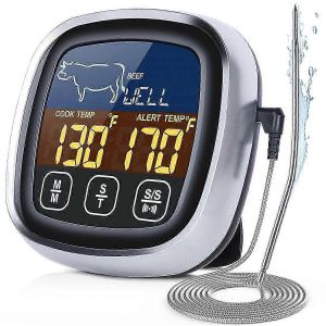 Thermom&egrave;tre &agrave; viande num&eacute;rique pour la cuisson des aliments,barbecue,grillades,lecture instantan&eacute;e,&eacute;cran tactile &eacute;lectrique LCD - Neuf