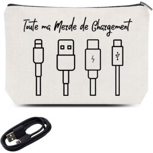 Tianyi-Sac De Rangement Électronique Pochette Câble De Voyage Trousse Pour Accessoires Électroniques Toute Ma Merde De Chargement Organisateur Câbles Chargeur Portable Voyage - Neuf