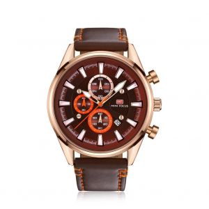 Mini Focus &Agrave; La Mode Hommes Lumineux &Eacute;tanche &Agrave; Quartz Mouvement Bracelet En Cuir Montre-Bracelet (03) - Neuf