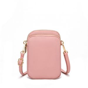 Un sac à bandoulière rose pour téléphone portable, un petit sac à bandoulière pour femme, un étui pour téléphone portable - Neuf