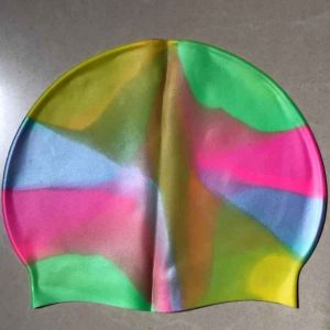 Casquettes De Natation En Silicone Pour Hommes Et Femmes,Chapeau De Natation Imperméable,Protection Des Oreilles Des Cheveux Longs,Bonnet De Natation De Surf De Plongée,Accessoires De Piscine #H - Neuf