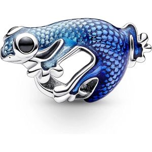 Kalsw-Summer Sea Animals Blue Charm Compatible Avec Bracelet Et Collier Pendentif En Argent 925 Sterling Bijoux D'été Femmes Perles Charme,Cadeau D'anniversaire - Neuf