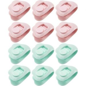 12 Pcs Housse De Couette Clips - Non-Feuille De Clips Housse De Couette Titulaire - Pour Housse De Couette, Rideaux, Couette - Pour Empecher La Housse De Couette De Se Deplacer - Neuf
