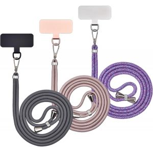 Kal-Cordon Universel Pour Téléphone Portable, Autocollants Métalliques Pour Téléphone Portable, Cordes Réglables, Bretelles Ou Bretelles Pour Libérer Les Mains. - Neuf