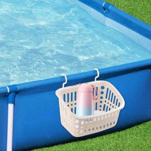 Ensemble De Paniers De Rangement Côté Piscine,Porte-Gobelet De Piscine,Accessoires De Piscine Hors Sol,Panier De Jouets De Piscine,Bacs De Rangement De Piscine Pour La Plupart Des Piscines À Cadre - Neuf