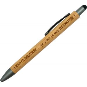 Tianyi-- Stylo Tactile Retraite Cadeau Départ En Retraite Femme Ou Homme - Cadeau Collègue Retraite Humour - Cadeau Humour Départ Retraite - Message Drôle Fête Retraite Travail - Cadeau Retraité - Neuf