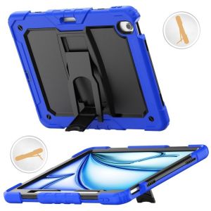 Coque En Silicone Hydric Pour Ipad Air 13 (2024/2025) Avec Bandoulière Et Support - Bleu - Neuf