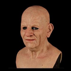 Latex Homme Visage Couverture Mâle Déguisement Cosplay Halloween Fête Prop-H - Neuf