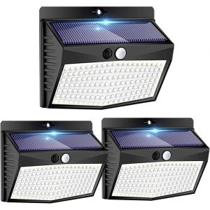 Dgbcz-Lampe Solaire Extérieur Détecteur De Mouvement¿Lot De 3 De 138led¿Lumière Solaire Extérieur Étanche Sans Fil 3 Modes Spot Led Solaire Éclairage Extérieur Solaire Pour Jardin Decoration - Neuf