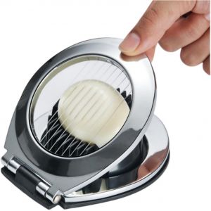 Trancheuse &agrave; ?ufs Coupe-Oeufs Duplex Cuisson Coupe Oeufs Durs 2 en 1 Coupe Oeuf Outils Coupe-?ufs Manuel - Neuf