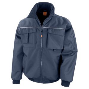 Blouson De Travail Style Aviateur - Homme - R300x - Bleu Marine - Neuf