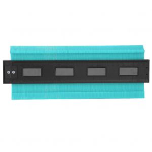 Duplicateur de jauge de contours irreguliers en plastique de 10 pouces pour copier avec precision les formes irregulieres (bleu) - Neuf