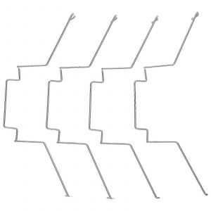 4pcs radiateur ventilateur crochet pour ordinateur CPU refroidisseur de fil d'acier boucles clips Boucle de ventilateur CPU dissipateur thermique de ventilateur Boucle de ventilateur Accessoires de re - Neuf