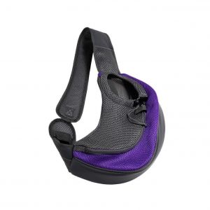Chiot Petite Sangle De Portage - Mains-Libres Sac À Bandoulière Pour Animaux De Compagnie, Respirant Doublure, Violet, Réglable Harnais Pour Chiens De Petite Taille - Neuf