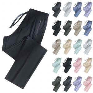 Pantalon Respirant En Soie Glacée, Extensible Et À Séchage Rapide, Idéal Pour La Randonnée - Neuf