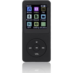 CHECARZHN--NO1-Lecteur Mp3 Bt5.0, Portable Bouton Multifonction Baladeur Mp3 Numérique Écran Tactile Lecteur Lecteur De Musique De Poche À Écran Couleur De 1,8 Pouces Avec Musique Pour Course Salle S - Neuf