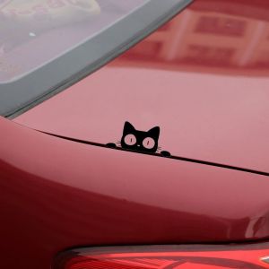 Mignon De Bande Dessinée, Kitty Cat Animal Étanche Autocollant De Voiture - Neuf