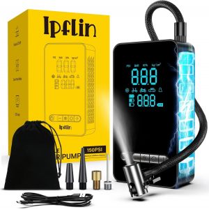 Compresseur &Agrave; Air Portatif 150 Psi &ndash; Gonfleur Sans Fil Led Usb Pour Voiture & V&eacute;lo - Neuf