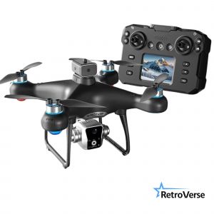 Drone Ky102 Max Intelligent &Eacute;vitement D&iquest;Obstacles Double Cam&eacute;ra Hd T&eacute;l&eacute;commande &Eacute;cran - Neuf