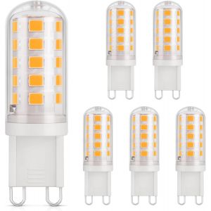 Kalanka-Ampoule Led G9 3w, &iquest;&iquest;Quivalent 30w Halog&iquest;&iquest;Ne, Blanc Chaud 2700k, 410lm, Cri 85, Non-Dimmable, 230v, &iquest;&iquest;Conomie D'&iquest;&iquest;Nergie, Base En C&iquest;&iquest;Ramique, Culot G9 Standard, 6 Pi&iquest;&iquest;Ces - Neuf