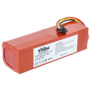 vhbw Batterie compatible avec Xiaomi Roborock Sweep One S51, S50, S55 robot &eacute;lectrom&eacute;nager (5000mAh, 14,4V, Li-ion) - Neuf
