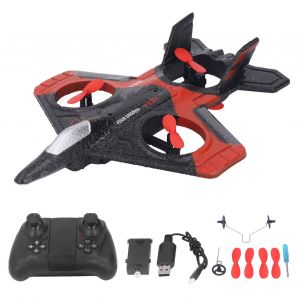Avion telecommande V25 pour photographie aerienne acrobatique, jouet adapte aux enfants de plus de 14 ans, rouge, 1 pile - Neuf