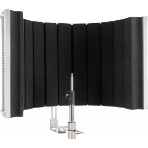 ChenQuanSarl-Mp-60 Micscreen ¿ Absorbeur Et Diffuseur Micro Portable, Hauteur Réglable - Écran Acoustique Idéal Pour Podcast, Studio, Enregistrement Vocal & Streaming - Compatible Avec Pieds Micro 5/ - Neuf