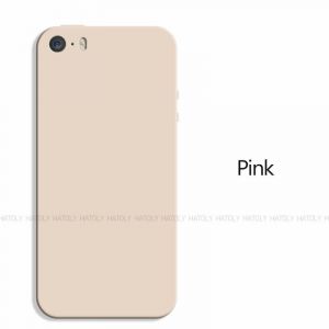 Pour Iphone 5s Étui Pour Iphone 5s 5 Se 2016 Couverture Originale Antichoc Liquide Silicone Protection Téléphone Couverture Arrière Pour Iphone 5s.Pink.For Iphone 5 - Neuf